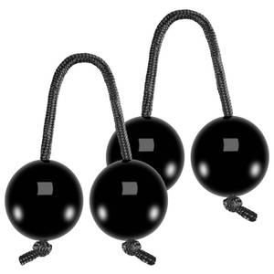 lot 45294 image: EASTROCK African Rhythms Aslatua Shakers Kashaka Musical Percussion Instruments Kashaka Instrument for Adults Beginners(Black) - Retail $10