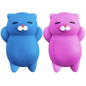 lot 45367 image: Nutty Toys Squishy Cat Set - 2 Soft Silicone Kawaii Kitties, Top Stress Relief Toy 2026 Unique Gifts for Teens Kids Women Men Adults Best Teenage Girls Teen Boy Tween Valentines Day, Easter Gift Idea - Retail $10