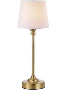 lot 45411 image: Cordless Table Lamp Rechargeable Gold - 1 Pack Brass 4000mAH Battery Operated Lamp for Decor, 3000K Stepless Dimming Touch Control Wireless Lamp for Bedroom, Dining Table, Counter, Living Room - Retail $34