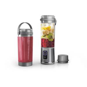 Ninja Blast Portable Blender & Accessories, Cordless, 18oz. Vessel, Personal Blender for Shakes & Smoothies, Leakproof Lid & Sip Spout, USB-C Cord, Dishwasher Safe Parts, BPA Free, Grey, CL155AGY - Retail: $80