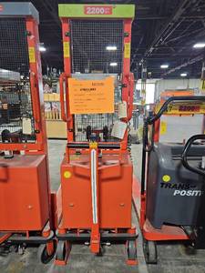 lot 6003 image: Interthor EHS 10001600 Electric Pallet Stacker 2200 lbs