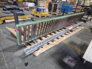 lot 6064 image: Mathews Industrial Gravity Roller Conveyor System