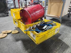 lot 6079 image: Industrial Drum Sorter Machine with Spare Parts