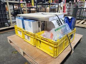 lot 6090 image: Assorted Lot of Brother Printer Supplies Including TN420 Toner Cartridge, DR-360 Drum Unit, and More