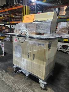 lot 6114 image: Industrial Paper Cutter Machine with Stand