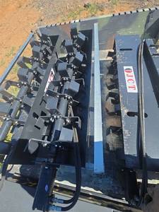 lot 45000 image: 2026 JCT Skid Steer Tiller Attachment  Heavy Duty Soil Prep  Hydraulic Drive