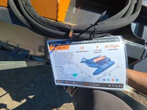 lot 71 image: Arteer 72-inch Skid Steer 4-Blade Brush Cutter HDBC-72W