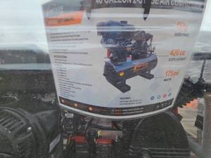 Arteer 40 Gallon Gasoline Air Compressor 4HP 175 PSI