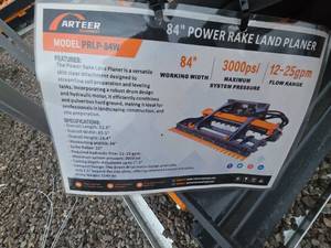 lot 97 image: 84 Power Rake Land Plane  HeavyDuty Landscaping & Grading Tool