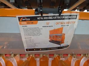 lot 109 image: ARTEER NSD-72W No Till Seed Drill for Tractor and Skid Steer