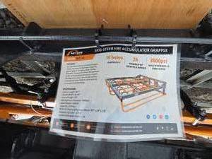 lot 123 image: Hay Accumulator Grapple Attachment - Steel Frame Construction