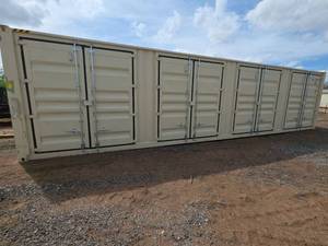 lot 258 image: 40ft Shipping Container with Side Access Doors