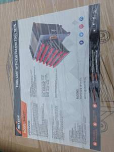 lot 10500 image: ARTEER Tool Cart with 258 Piece Tool Set Model JS-RC97