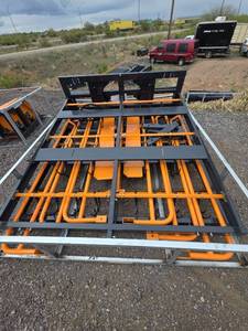 lot 100012 image: Hay Accumulator Grapple Attachment - Steel Frame Construction
