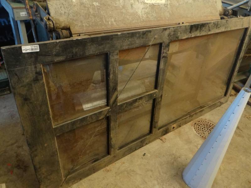 lot 17442 image: Wooden screen door.