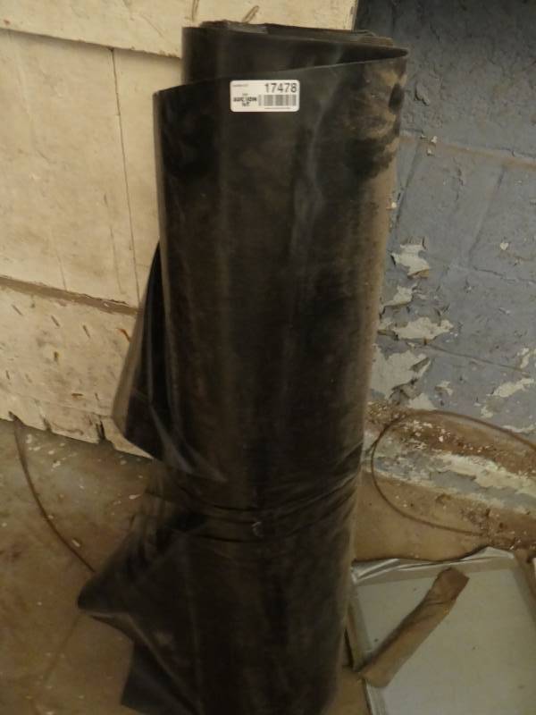 lot 17478 image: Roll of thick plastic sheeting