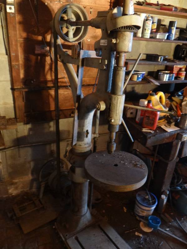 lot 17489 image: Marshall & huschart machinery drill press.