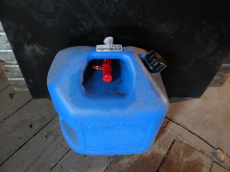 lot 17538 image: 5gal kerosene can wkerosene.