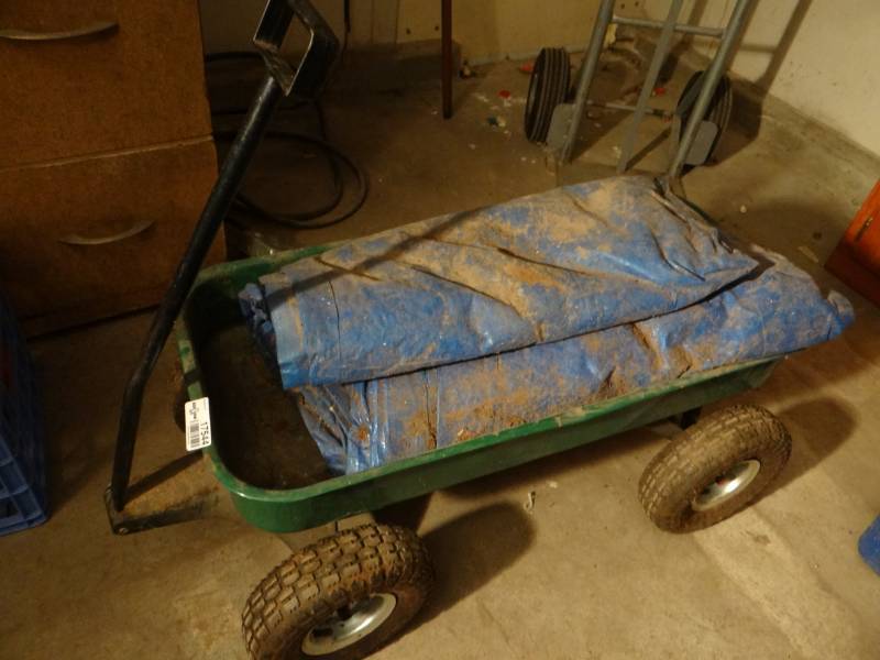 lot 17544 image: Wagon wtarp.