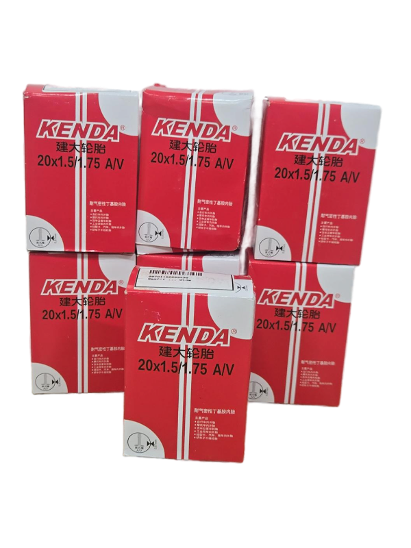 lot 10029 image: Kenda Bicycle Inner Tubes 20x1.51.75 AV - Lot of 7