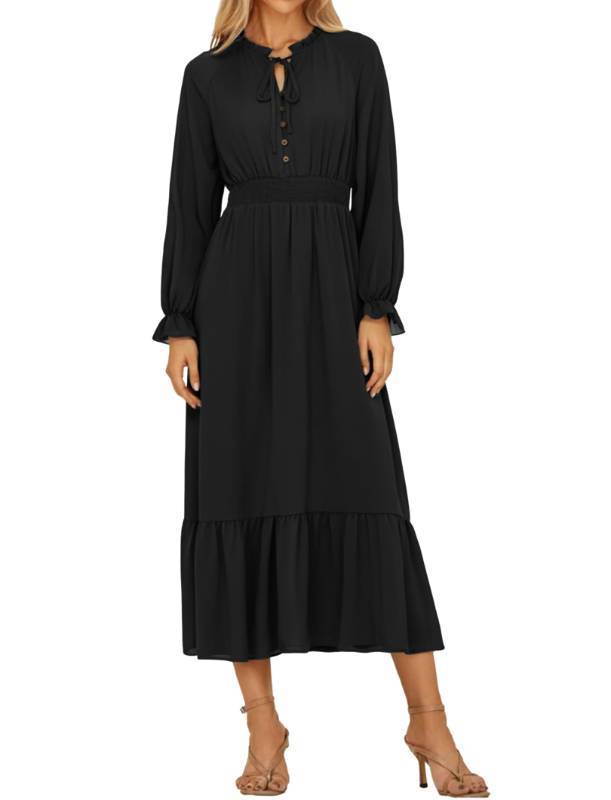 lot 7790 image: Womens Black Midi Dress -Size M