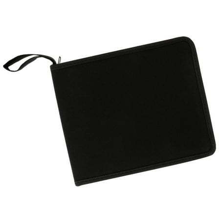 lot 7804 image: US Art Supply 48 Slot Zippered Nylon Pencil Carry Case - Size 11.4  x 7.6  x1.4