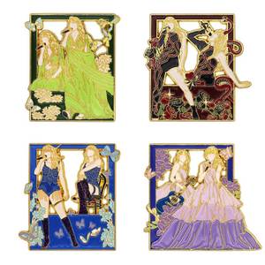 lot 32651 image: Christmas Themed Enamel Lapel Pins
