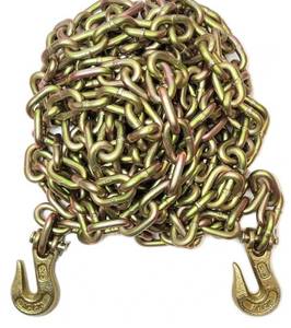 lot 13938 image: Forged Yellow Truck Trailer Chain of Unknown Size - Retail $95