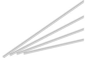 lot 13939 image: MECCANIXITY 14 Inch x 24 Inch 316 Stainless Steel Solid Round Rods Metal Lathe Bar Stock for DIY Craft 6 Pieces
