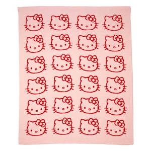 lot 13948 image: Hello Kitty Knit Throw Blanket
