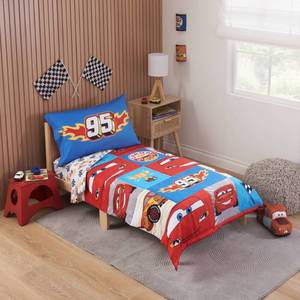 lot 13954 image: 4pc Cars Toddler Bed Set