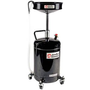 lot 30581 image: 18- gallon Self-Evacuating Portable Oil Drain - Retail $200