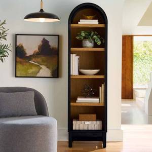 lot 30584 image: Better Homes & Gardens Juliet Narrow Arch Bookcase - Retail $182