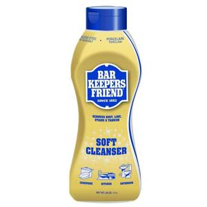 lot 30602 image: Pack of 22, Bar Keepers Friend Soft Cleanser 26 oz Squeeze Bottle  Citrus  6Carton - Retail $66