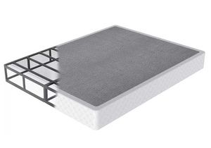 lot 30604 image: 9 Metal Full Box Spring, Mattress Foundation, Heavy-Duty, Easy Assembly - Retail $100