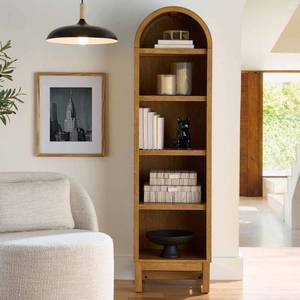 lot 30605 image: Better Homes & Gardens Juliet Narrow Arch Bookcase - Retail $230