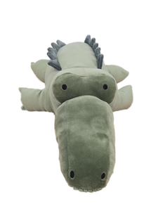 lot 32674 image: Weighted Alligator Kids Character Plush -Pillowfort