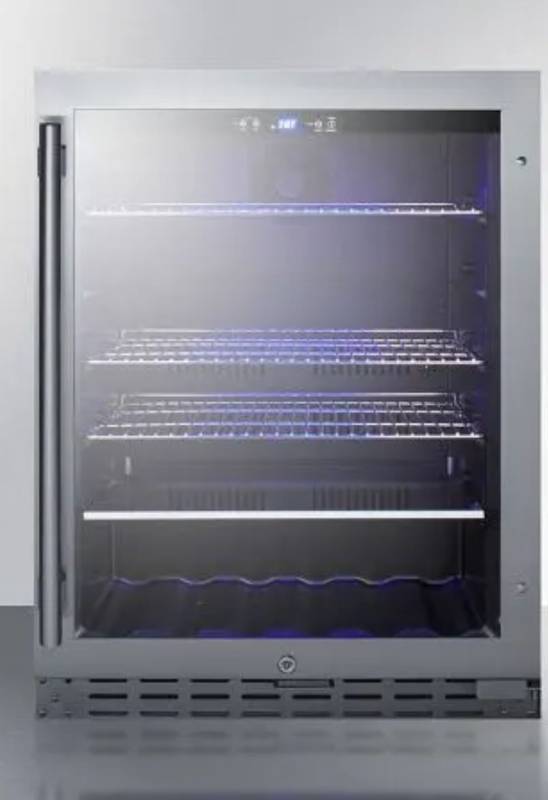 lot 16709 image: Summit 24 Wide Built-In Beverage Cooler, ADA Compliant- Retail $1,139