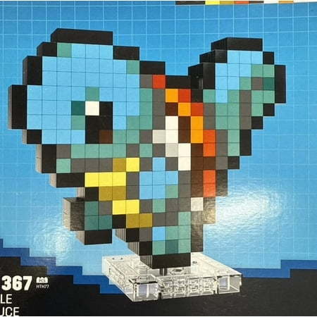 lot 15905 image: Mega Pokemon Squirtle Building Toy Kit Pixel  Block Construction Model