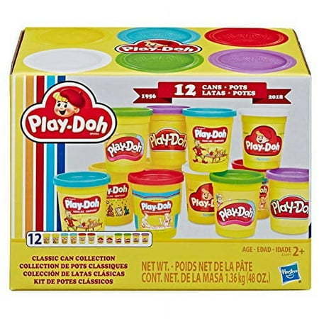 lot 15922 image: Play-Doh Retro Compound Pac Classic Can Collection - 12