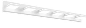 lot 13957 image: SineRise LED Modern Bathroom Vanity Light Fixtures (6-Light, 48-Inch)(5CCT, Dimmable), Matte White Modern Acrylic Bathroom Wall Lighting Fixtures Over Mirror (3000K3500K4000K5000K6000K) - Retail  $166