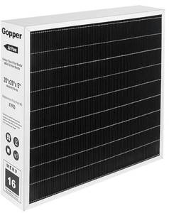 lot 13966 image: X7935 20x20x5 Air Filter MERV 16, Replacement Media for HCC14-23 HCF14-16 len-nox Air Filters, honey-well Models FC100A1011 and FC200E1011