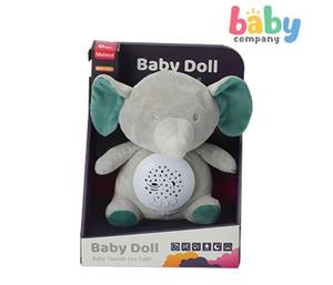 lot 13976 image: Baby Company Baby Plush Comfort Projector Plush - Elephant