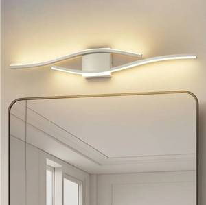lot 13996 image: Joossnwell Bathroom Vanity Light Modern Bathroom Lighting Fixture Over Mirror Brushed Nickel 5CCT Dimmable Led Bath Vanity Light Bar 31.5 Inch