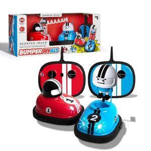 lot 15388 image: Sharper Image Remote Control Ejecting Bumper Rivals 6pcs Red And Blue (Ages 6) (See Details)- Retail $84