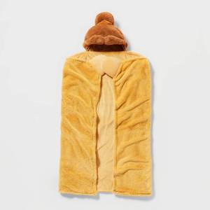 lot 15398 image: Princess Belle Kids Hooded Blanket - The Disney Collection by Pillowfort (40x50)