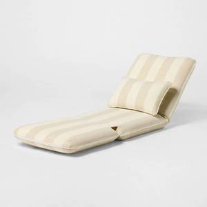 lot 30616 image: Teen Floor Lounge Chair Cream - Threshold designed with Studio McGee - Retail $220