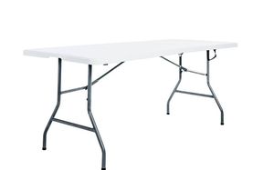 lot 30627 image: Peakform Dorm Folding Banquet Table Off White - Retail $55