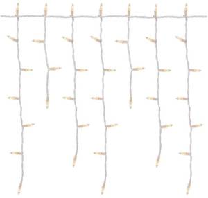lot 32767 image: IndoorOutdoor 300-Count Incandescent Christmas Icicle Lights, Clear, 18, by Holiday Time