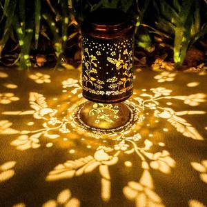 lot 32795 image: Solar Lantern Outdoor Waterproof Hummingbird Decor for Garden